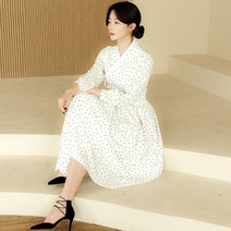생활한복에 생활한복을 더한 철릭 원피스 빅사이즈 퓨전의상