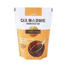 다크머스코바도 비정제사탕수수당500g, 다크머스코바도500g, 500g