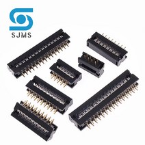 수플러그 IDC 소켓 커넥터 2.54mm 피치 1.27mm 플랫 리본 케이블 와이어 FD-6 8 10 16 20 30 40/50 핀 6p, 10 30 마력