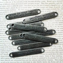 공예 키트 diy 정크 저널 스크랩북용 레트로 문장용 금속 액세서리, [01] Black