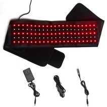 idearedlight red light therapy lipo 벨트 전신 led 침대 근적외선 660nm 850nm 통증 완화 손실 슬리밍 패드 마사지, 영국, tlb105 블랙
