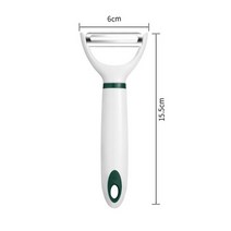 마늘 다지기 주방 도구 스테인레스 스틸 필러 과일 야채 멜론 감자 당근 오이 다기능 강판 줄리엔 슬라이스 홈, 1pc 한 head 2