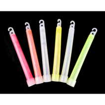 [브라운마켓가] 라이트스틱 산책 파티 캠핑 등산 콘서트 공연 하이킹 라이트 스틱 컬러그로우스틱 야광스틱 케미라이트 야외 실내 사용 6인치 야광봉, 오렌지