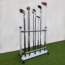 슈와츠코리아 골프채정리 진열 거치대 골프채수납선반 필드용품 다이, 골프채진열대24구실버