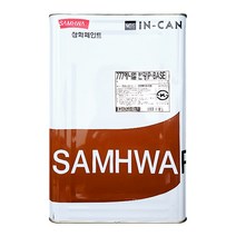 삼화페인트 유성페인트 777 에나멜 18L 철재 목재 외부, 그린 0161F