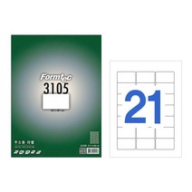 폼텍 LQ-3101 바코드용 라벨 (60단 20매), 폼텍 라벨 용지, 주소용 LQ-3105 (21단)