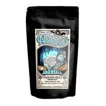 미국직구 Nerd Fuel 커피 - 12온스 통빈 - 시나몬 바닐라 헤이즐넛 - 스노우웨이 - 통커피 & 갈은 커피 - 저산 맛 커피, 수량, 상세참조