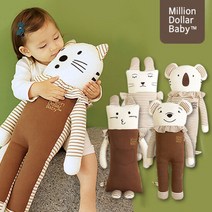 오가닉 애착 동물인형 쿨쿨 양면 바디필로우 [밀리언달러베이비], 동물 종류:양면 쿨쿨묘