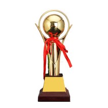 퇴직기념패 축구 금속 트로피 금도금 공예품 트로피 창조적 인 기념품 컵 스포츠 경쟁 상 아카데미 인쇄 가능 사용자 정의, 36.5cm