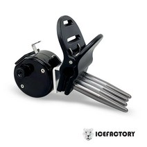 아이스팩토리 카운터 빙어털이 블랙 메탈 얼음낚시 ICE-20