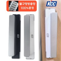 KCC 샤시 창호 손잡이 베란다 새시 미닫이문 창문, 실버, 1개