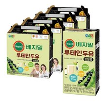 정식품 든든한 베지밀 루테인 두유 어린이 청소년 부모님 단백질 보충 식단 190mlx64팩, 24세트