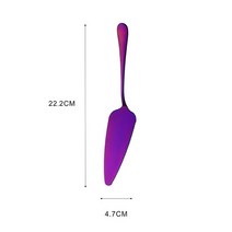 다채로운 스테인레스 스틸 톱니 모양의 가장자리 케이크 서버 블레이드 커터 파이 피자 삽 주걱 베이킹 도, 07 1 PCS