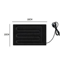 USB온열매트 USB 충전식 전기 난방 패드 3 기어 포함 옷 히터 온도 조절 가능한 시트 조끼 재킷용 8 개, [06] F