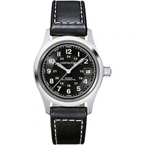 해밀턴 카키 필드 오토메틱 H-10 무브먼트 블랙 가죽 38MM H70455733