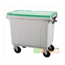 [쿠이]분리수거함(HDPE) (상차용660L/평면뚜껑)~22351EA+V fyhfyh*4512031rm, 주황_유리병류