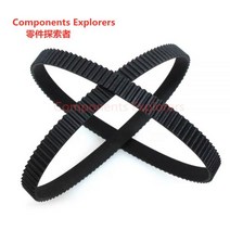 타이밍 기계 호환 벨트 2GT 3.5/6/9mm 너비 C = 118 120 122 124 126 128 130 132 134 136 138mm GT2 폐쇄 루프 동기 고무, 03 2GT-9mm (2pcs)_07 130mm