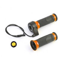 전기자전거 개조 키트 배터리 모터 브레이크 휠 전동 허브 변환 바팡 전자 스로틀 블루 레드 트위스트 스로틀 속도 컨트롤러 bafang mid drive motor 전기 43, 주황색 스로틀, 협력사