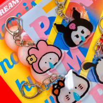 키치 코찔찔 산리오 키링 (4 options), A. 핑크