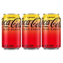 코카콜라 제로 레몬 뚱캔 355ml 24캔 코크제로, 24개