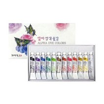염색물감 7.5ml 12색