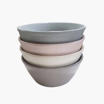 스페인 대접(4P세트)/도자기 국그릇 면기 우동기 공기, 쿠팡도매몬 본상품선택, 쿠팡도매몬 본상품선택