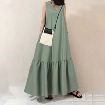 주디앤 여성 여신핏 나시 롱 원피스