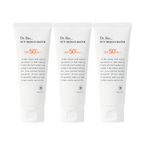 닥터바이오 선크림100ml 3개입 백탁 눈시림 유분기 끈적임 없는대용량 유기 무기 혼합 자차 골프 남자 자외선차단제 천연 유기농 피부과 올리브영 임산부 선크림 292442