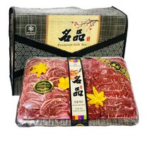 [선물용] 청정육우 우리소 선물세트 (7호) 1.5kg 꽃등심/채끝, 단품