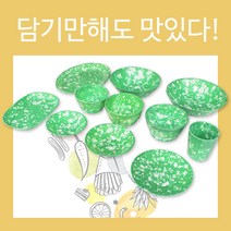 (신제품) 감성 분식 가정용 업소용 추억의 옛날 멜라민식기 그릇 짜장 떡볶이 쑥색, 우동기