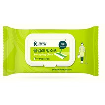 크린업 물걸레 청소포 대형 30매, 15개