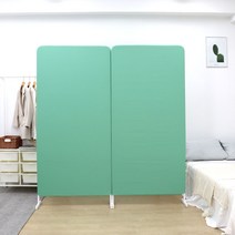 간편조립 쿠스쿠스 노르딕 멀티 이동식 파티션 행거 L 80cm 180cm 사무실 가림막 칸막이 인테리어 가벽 철제 공간분리 민트 아이보리 베이지 조립식, L1단_민트_HPSG-0003_(80cm)