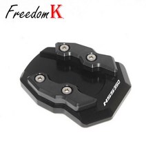 포르자300 용품 혼다 Forza 300 NSS 350 Forza300 NSS350 오토바이 액세서리 킥 스탠드 사이드 확장 Enlarger Pad, NSS350 Black