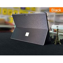 서피스독 마이크로소프트 표면용 보호 필름 go 10quot Surface Pro 3 4 5 6용 go3 태블릿 보호 백 12.3quot 8 x 노트북 케이스, 검은색