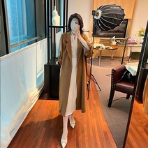 Z3JC 여성 긴팔 패션 따뜻한 겨울 코트