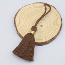 10pcs 6cm 코 튼 프린지 교수형 밧줄 술 매력 Diy 쥬얼리에 대 한 트림 펜 던 트 공예 키 체인 액세서리 만들기, 10 pcs, 07 Style7