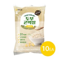 [라라스팜곤약쌀] 라라스팜 두부곤약쌀 곤약쌀 두부분말 병아리콩 200g, 10개
