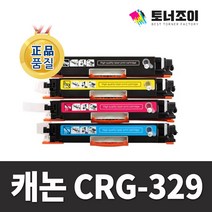캐논 재생 토너 CRG-329 LBP7016C LBP7018C 캐논 레이저 토너, 1개, CRG-329 [검정]