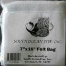 South Ocean Five AOF10114 Felt Filter Media Bag for Aquarium Filter 7 by 16-Inch null, 1