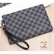 엠타임 가방 블랙 체크 클러치 백 데일리 클러치백 손가방 클러치백 CL03