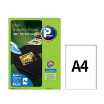 프린텍 J9121-3 티셔츠 전사용지 어두운색 A4 3매 애니라벨 _ 7501209EA, $ 본상품선택