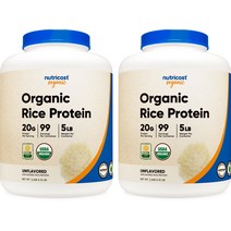 오가닉 쌀 프로틴 5lb 무맛 2병, 단품, 단품, 단품
