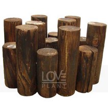 장식용울타리(중품)-통나무/경계/울타리/펜스/말뚝/