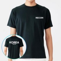 수색대 쿨론 블랙 반팔티셔츠 길단 유니폼 유니폼제작 커스텀 커스텀티셔츠