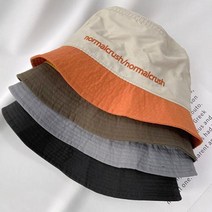 마리엔코코 국내산제작 배색레터링버킷 벙거지 버킷햇 모자_MSS