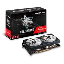 PowerColor Fighter AMD Radeon RX 6700 XT 게이밍 그래픽 카드(12GB GDDR6 메모리), 6600 헬하운드