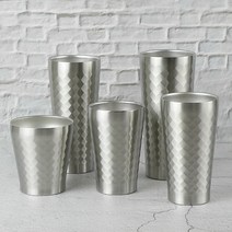 스텐 다이아 벌집 이중컵 (5사이즈) 아이스컵 진공컵, 510ml, 다이아벌집이중컵