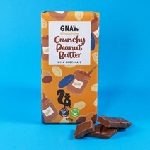 GNAW) 밀크 초콜릿 크런치 땅콩 버터 바