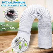 자바라 닥트 호스 천 덕트 주름관 PVC 에어컨 배기 파이프 벤트 유연한 콘센트 휴대용, 없음