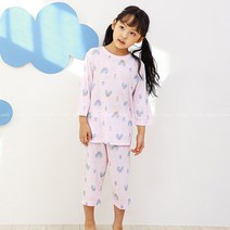 아동복 내복 삐삐롱 무형광 7부 모달 실내복 파르페걸